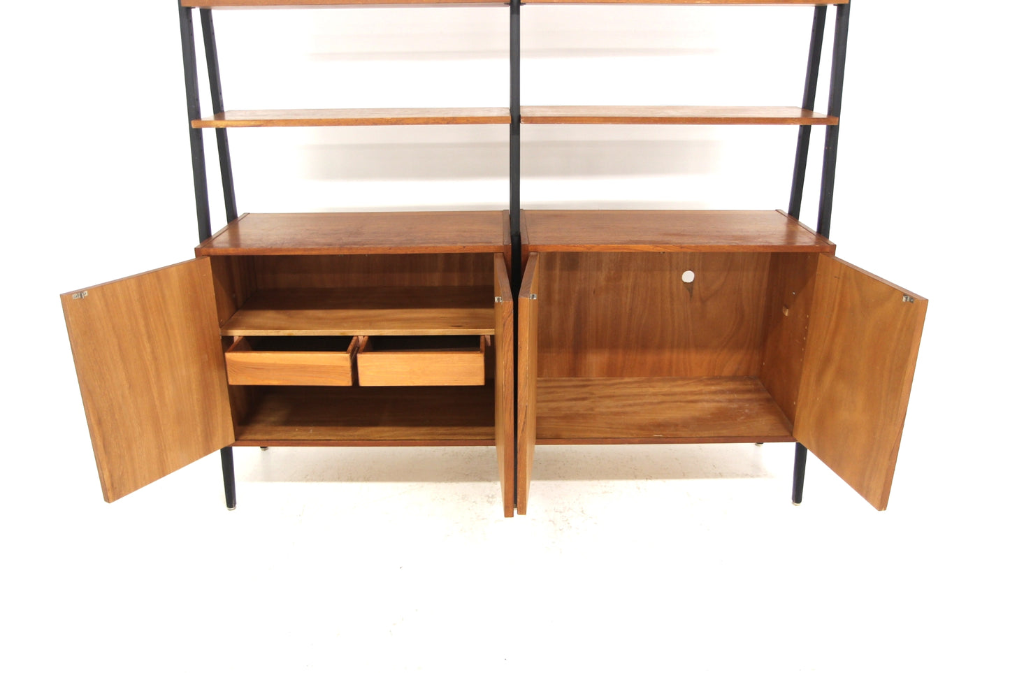 Libreria doppia design svedese vintage anni 50 [sw25833] misure L.157 H.171 P.40