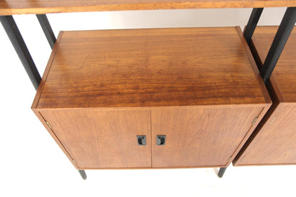 Libreria doppia design svedese vintage anni 50 [sw25833] misure L.157 H.171 P.40