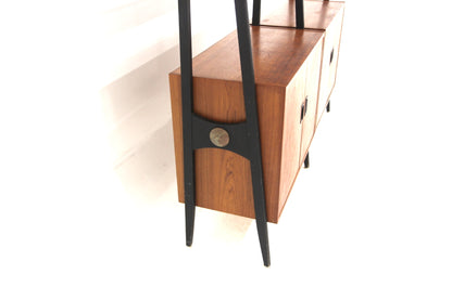 Libreria doppia design svedese vintage anni 50 [sw25833] misure L.157 H.171 P.40