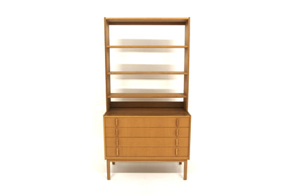 Libreria Bertil Fridhagen design svedese vintage anni 60 [sw25942] misure L.90 H.172 P.46