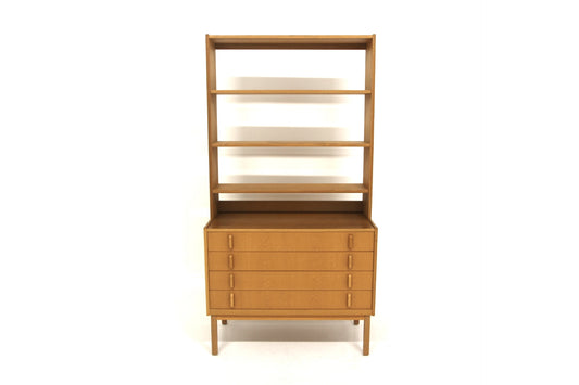 Libreria Bertil Fridhagen design svedese vintage anni 60 [sw25942] misure L.90 H.172 P.46
