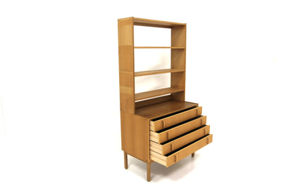 Libreria Bertil Fridhagen design svedese vintage anni 60 [sw25942] misure L.90 H.172 P.46