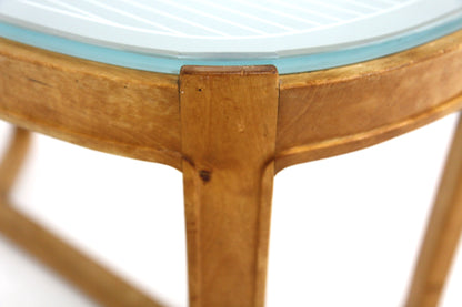 Tavolino "Model 103" Bertil Fridhagen AB design norvegese vintage anni 40 [sw26006] misure L.111 H.61 P.61