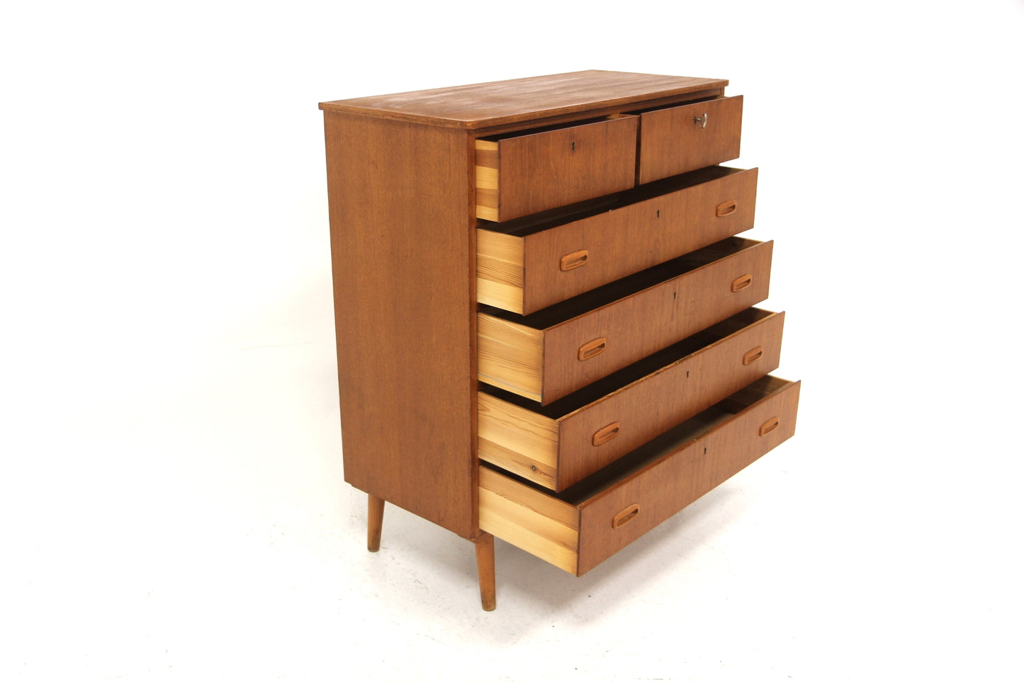 Cassettiera design svedese vintage anni 50 [sw26059] misure L.89 H.102 P.40