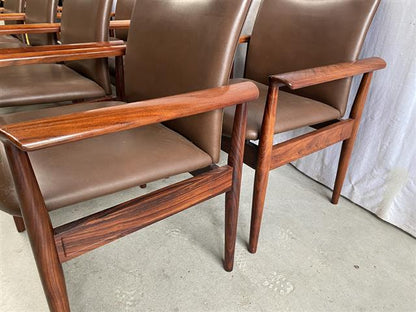 Sedie/poltroncine Finn Juhl vintage design danese anni 60 [j44255]