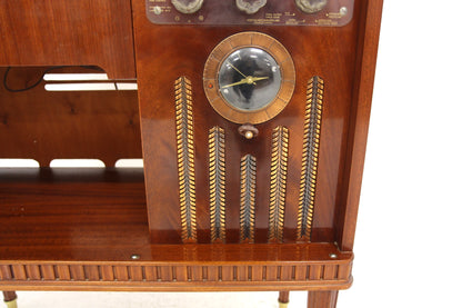 Grammofono Luxor Radio Aktiebolag design svedese vintage anni 50 [sw26237] misure L.91 H.109 P.43