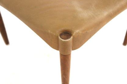 Poggiapiedi Anders Jensen design svedese vintage anni 60 [sw26249] misure L.44 H.33 P.44
