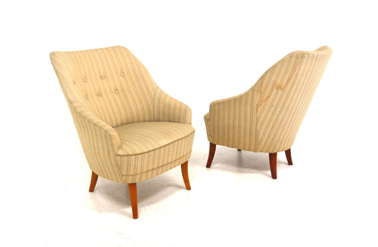 Poltrone design svedese vintage anni 40 [sw26384] misure L.64 H.79 P.72