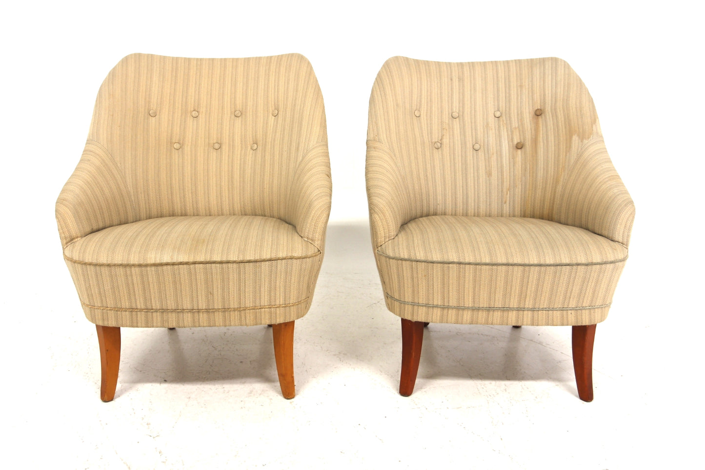 Poltrone design svedese vintage anni 40 [sw26384] misure L.64 H.79 P.72