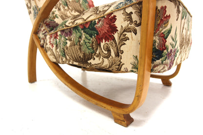Poltrona design svedese vintage anni 40 [sw26385] misure L.65 H.75 P.85