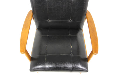 Poltroncina design svedese vintage anni 50 [sw26430] misure L.67 H.79 P.70