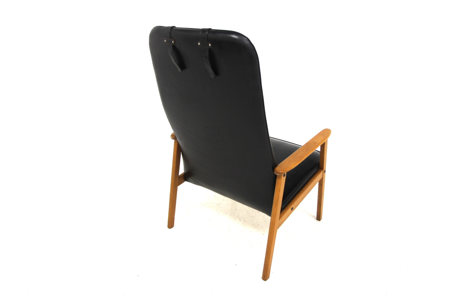 Poltrona design svedese vintage anni 50 [sw26437] misure L.65 H.101 P.74