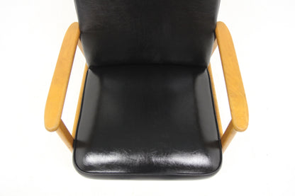 Poltrona design svedese vintage anni 50 [sw26437] misure L.65 H.101 P.74