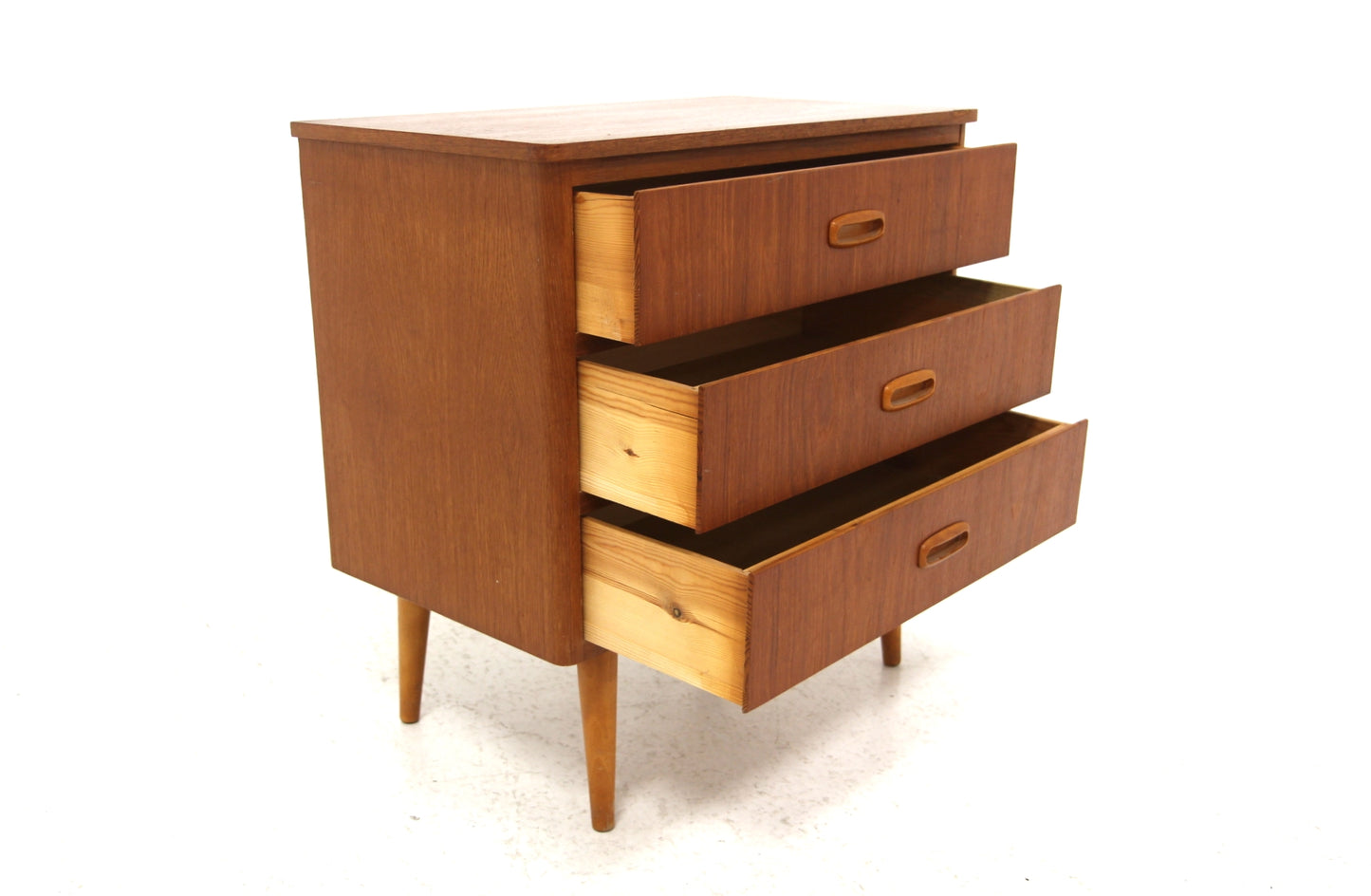 Cassettiera design svedese vintage anni 50 [sw26465] misure L.61 H.62 P.35