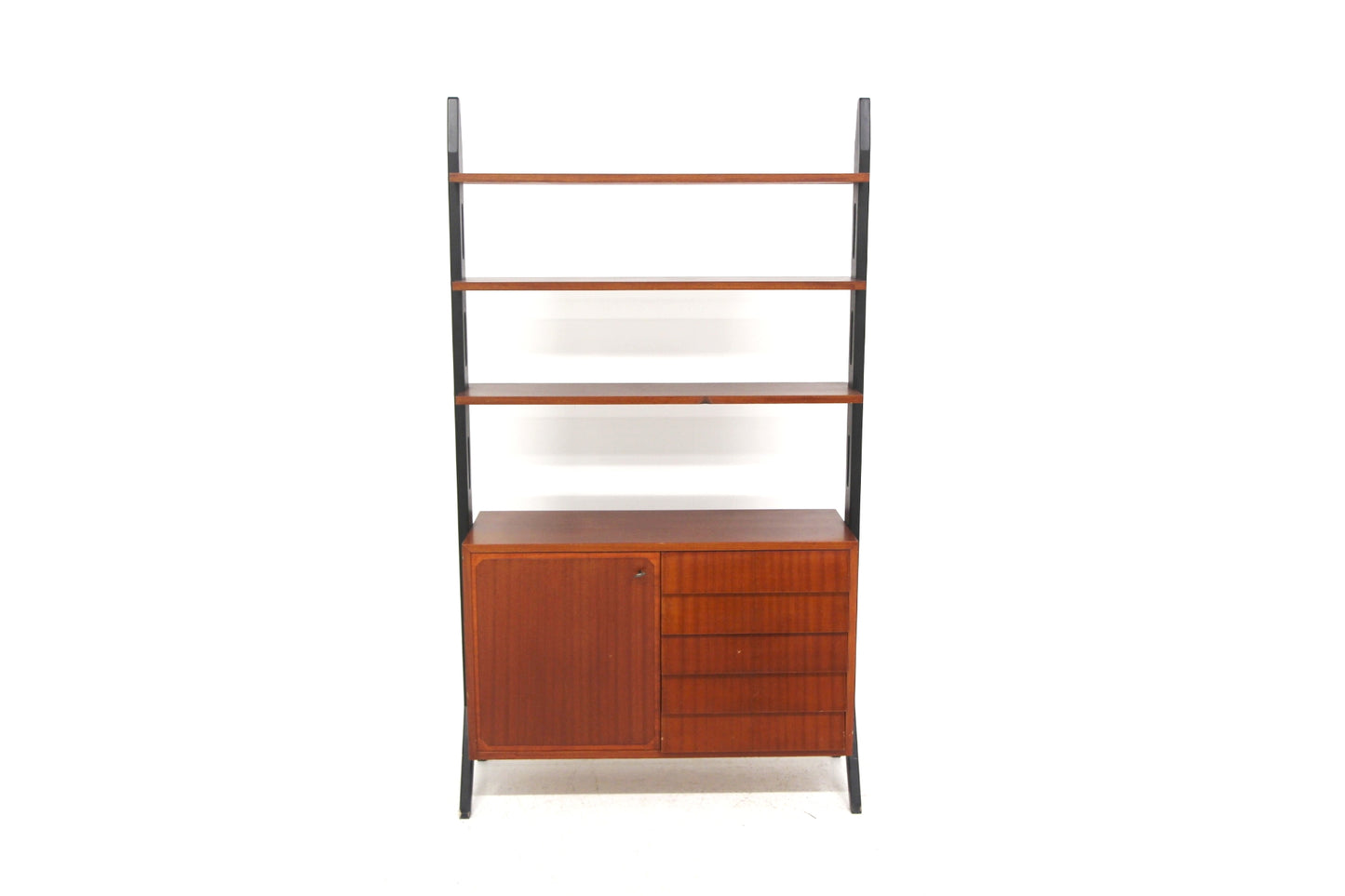 Libreria "Roxen" design svedese vintage anni 50 [sw26503] misure L.100 H.175 P.35