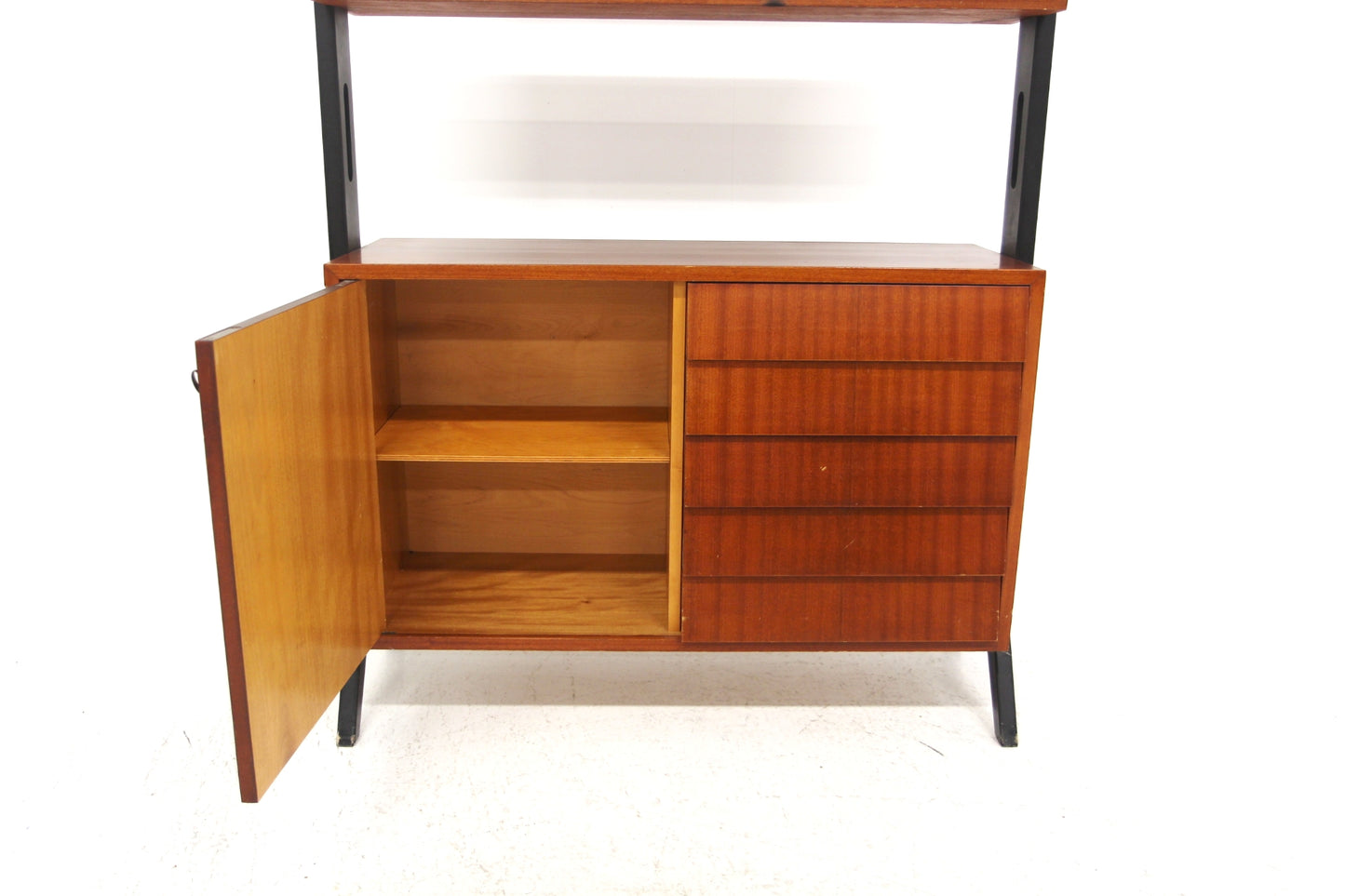 Libreria "Roxen" design svedese vintage anni 50 [sw26503] misure L.100 H.175 P.35