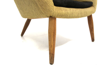 Poltrona design danese vintage anni 50 [sw26556] misure L.86 H.97 P.81