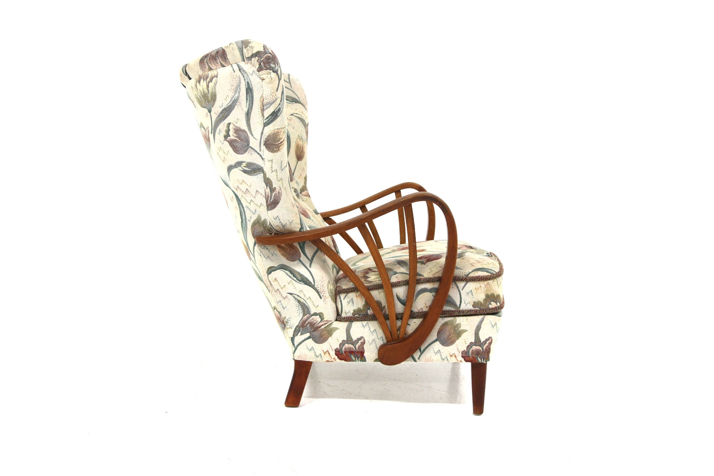Poltrona design svedese vintage anni 40 [sw26630] misure L.66 H.100 P.93