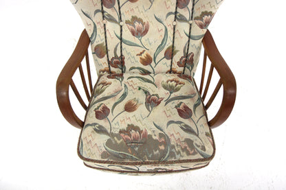 Poltrona design svedese vintage anni 40 [sw26630] misure L.66 H.100 P.93
