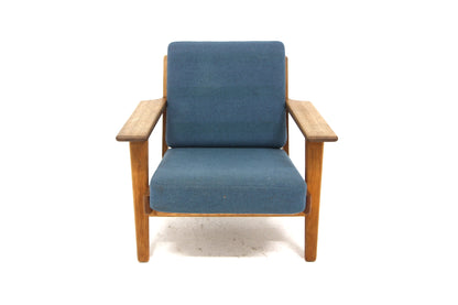 Poltrona "GE 290" Hans J Wegner design danese vintage anni 60 [sw26693] misure L.76 H.75 P.82