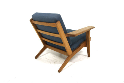 Poltrona "GE 290" Hans J Wegner design danese vintage anni 60 [sw26693] misure L.76 H.75 P.82
