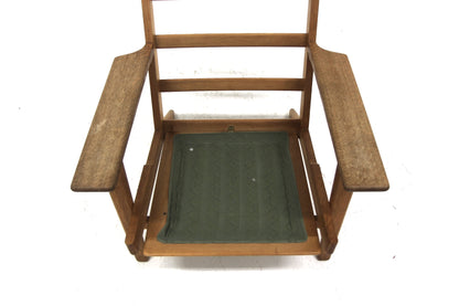 Poltrona "GE 290" Hans J Wegner design danese vintage anni 60 [sw26693] misure L.76 H.75 P.82
