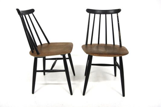 Sedie "Fanett" Ilmarie Tapiovaara design danese vintage anni 60 [sw26732] misure L.45 H.80 P.45