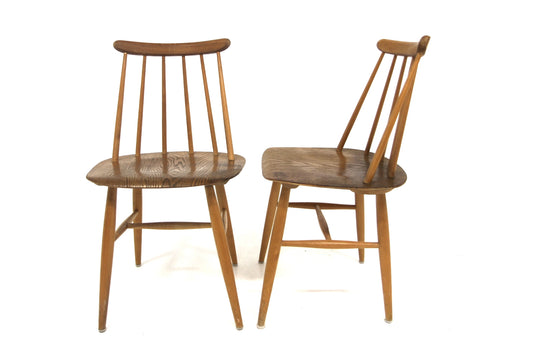Sedie "Fanett" Ilmarie Tapiovaara design danese vintage anni 60 [sw26735] misure L.45 H.80 P.45