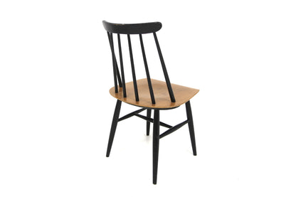 Sedie "Fanett" Ilmarie Tapiovaara design danese vintage anni 50 [sw27012] misure L.45 H.80 P.45