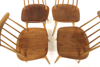 Sedie "Fanett" Ilmarie Tapiovaara design danese vintage anni 60 [sw26744] misure L.45 H.80 P.45
