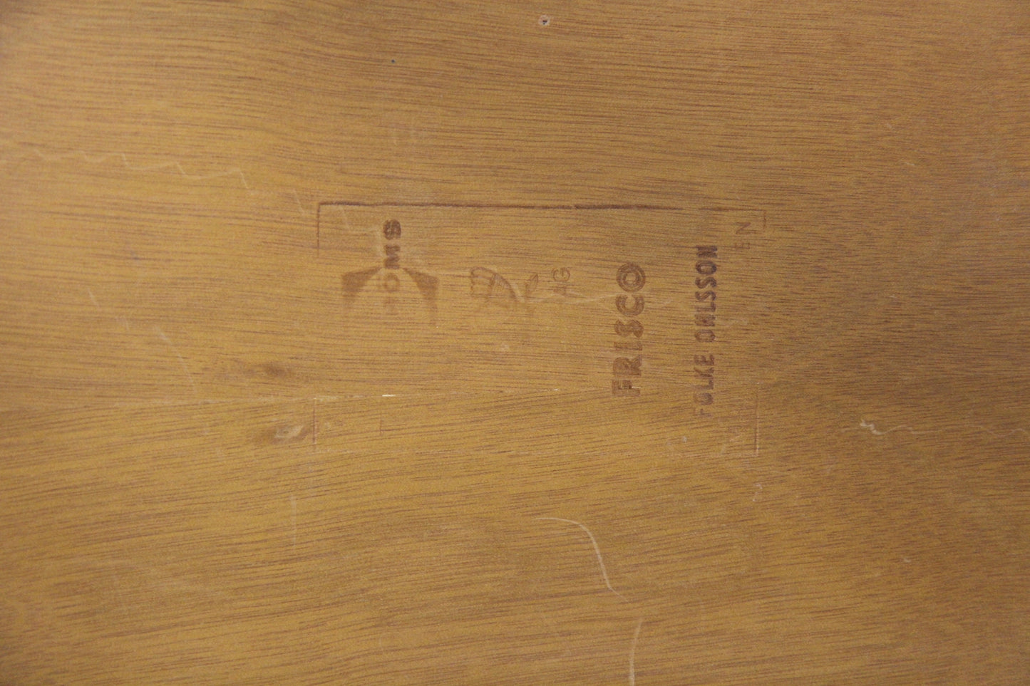 Tavolino "Frisco" Folke Ohlsson design svedese vintage anni 60 [sw26753] misure L.76 H.53 P.56