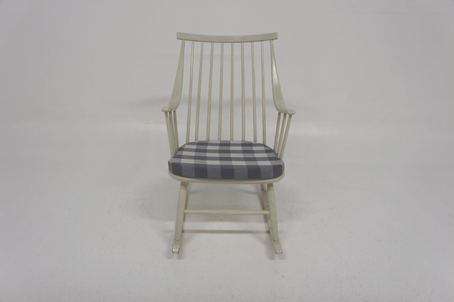Sedia a dondolo "Bohem 604" Lena Larsson design danese vintage anni 60 [sw26775] misure L.57 H.94 P.80