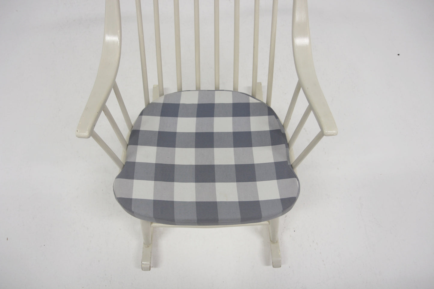 Sedia a dondolo "Bohem 604" Lena Larsson design danese vintage anni 60 [sw26775] misure L.57 H.94 P.80