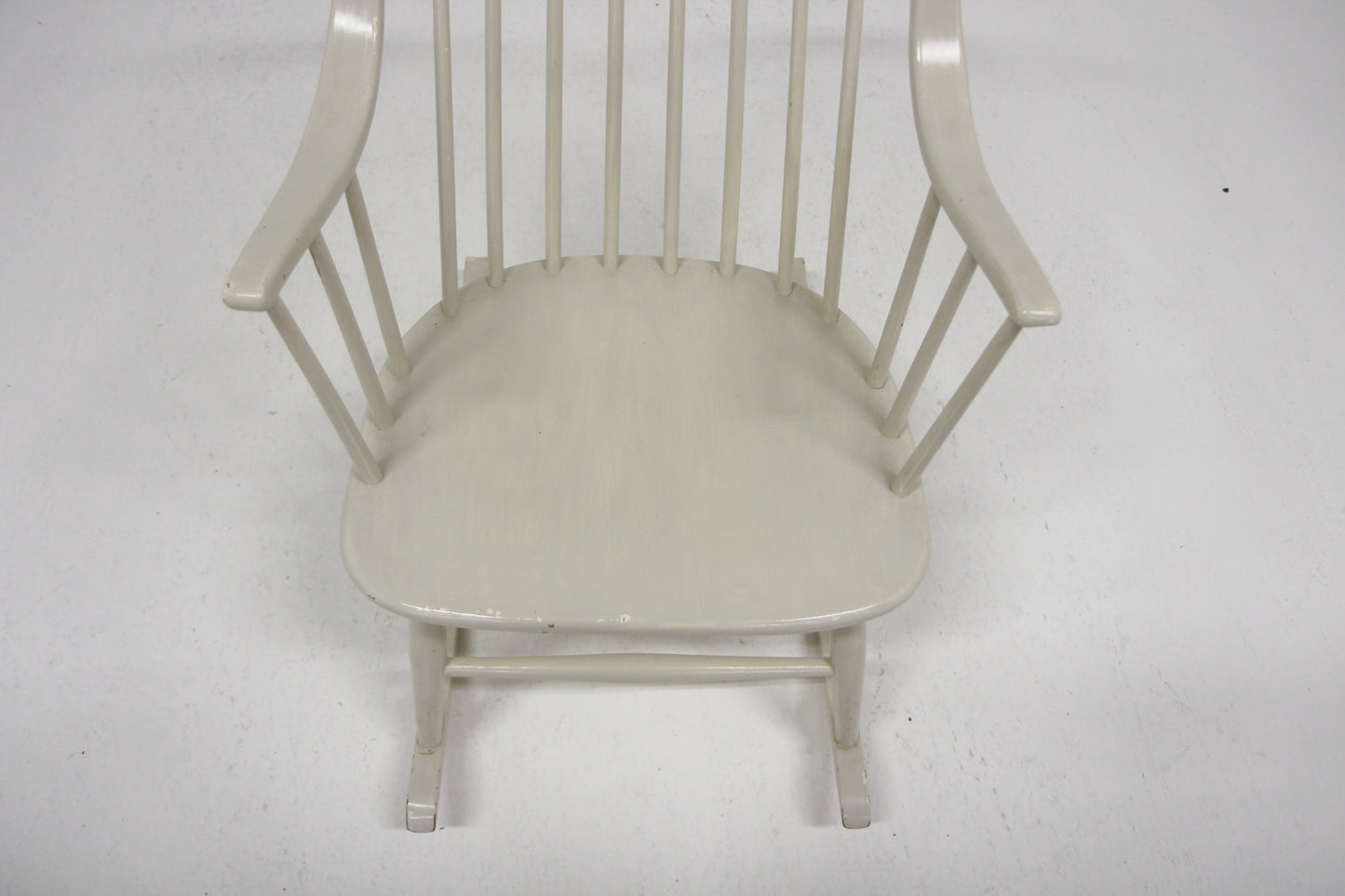 Sedia a dondolo "Bohem 604" Lena Larsson design danese vintage anni 60 [sw26775] misure L.57 H.94 P.80