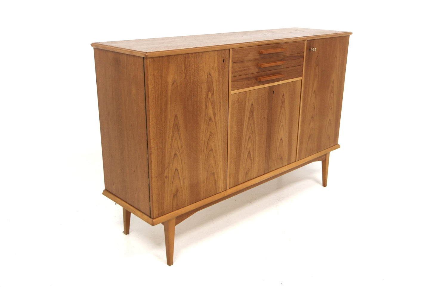 Credenza design svedese vintage anni 50 [sw26808] misure L.163 H.107 P.46
