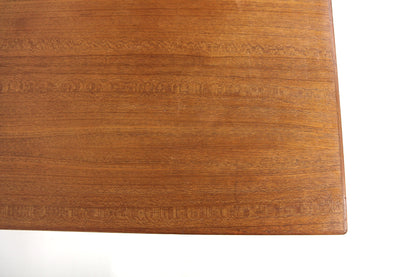 Tavolo rettangolare design danese vintage anni 60 [sw26834] misure L.140+45 P.72,5 H.85