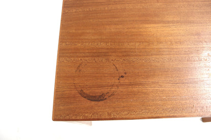 Tavolo rettangolare design danese vintage anni 60 [sw26834] misure L.140+45 P.72,5 H.85