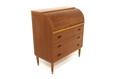 Scrittoio design svedese vintage anni 50 [sw26835] misure L.85 H.97 P.45
