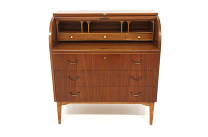Scrittoio Bröderna Gustafssons Träindustri design svedese vintage anni 50 [sw26842] misure L.89 H.97 P.48