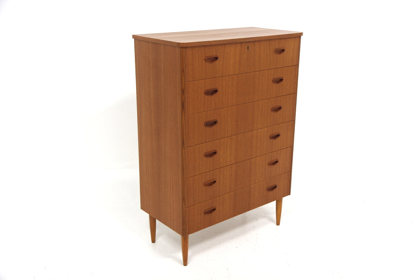 Cassettiera design svedese vintage anni 50 [sw26847] misure L.82 H.116 P.41
