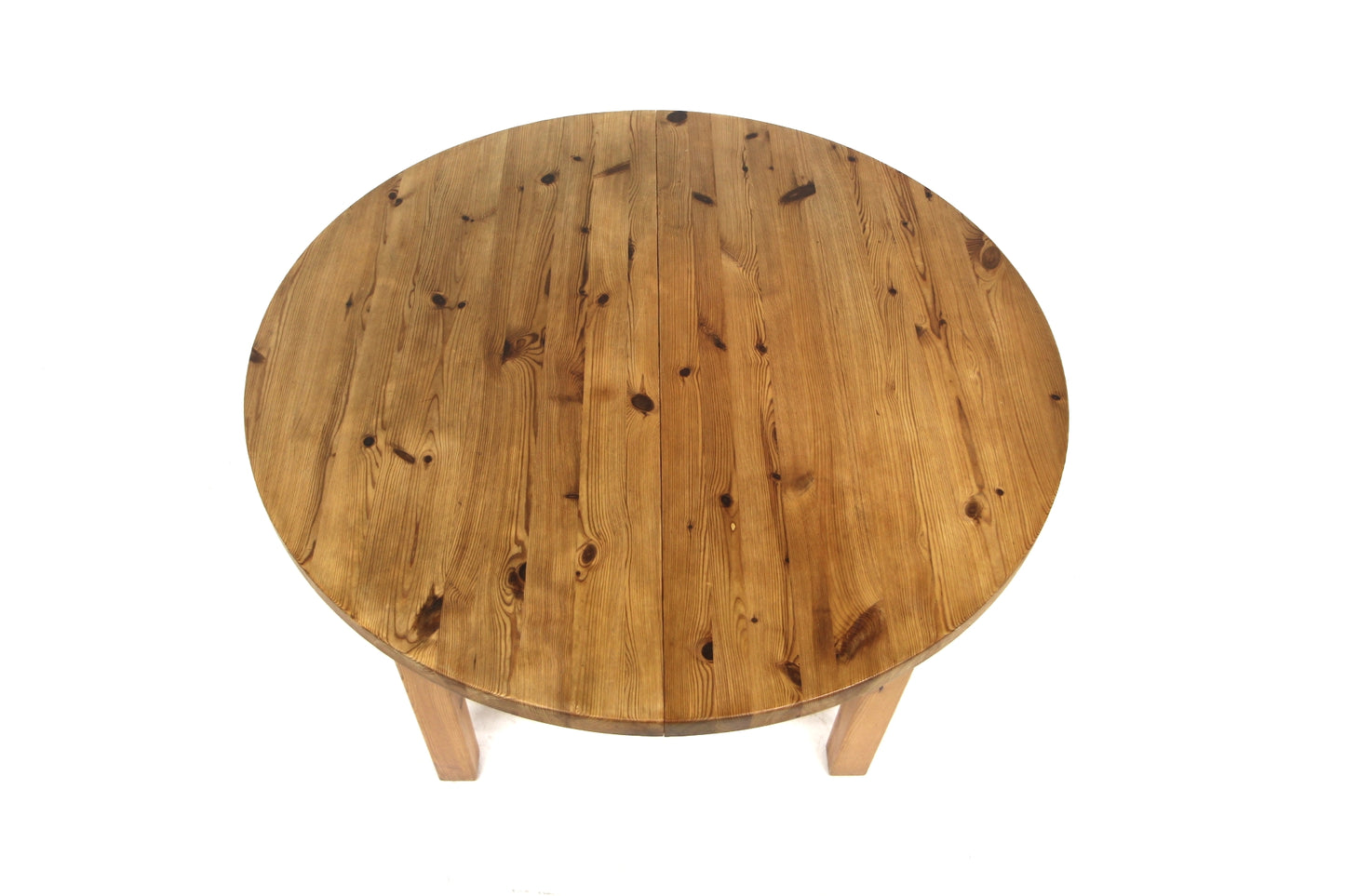 Tavolo tondo design svedese vintage anni 70 [sw26878] misure L.120+50 H.75
