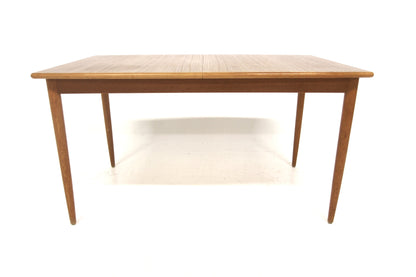 Tavolo rettangolare K-E Kullen design danese vintage anni 60 [sw26892] misure L.135 +50 +50 H.73 P.85