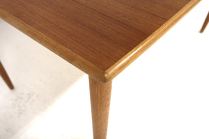 Tavolo rettangolare K-E Kullen design danese vintage anni 60 [sw26892] misure L.135 +50 +50 H.73 P.85