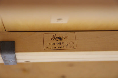 Tavolo rettangolare K-E Kullen design danese vintage anni 60 [sw26892] misure L.135 +50 +50 H.73 P.85
