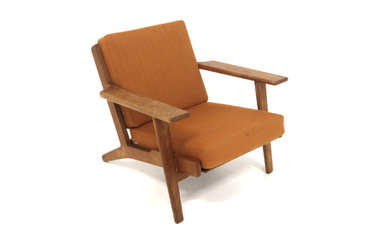 Poltrona "GE 290" Hans J Wegner design danese vintage anni 60 [sw26901] misure L.76 H.76 P.84