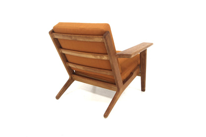 Poltrona "GE 290" Hans J Wegner design danese vintage anni 60 [sw26901] misure L.76 H.76 P.84