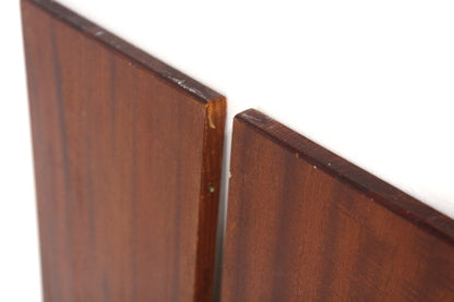 Tavolo quadrato design danese vintage anni 50 [sw26907] misure L.105 +28 +28 H.74 P.105