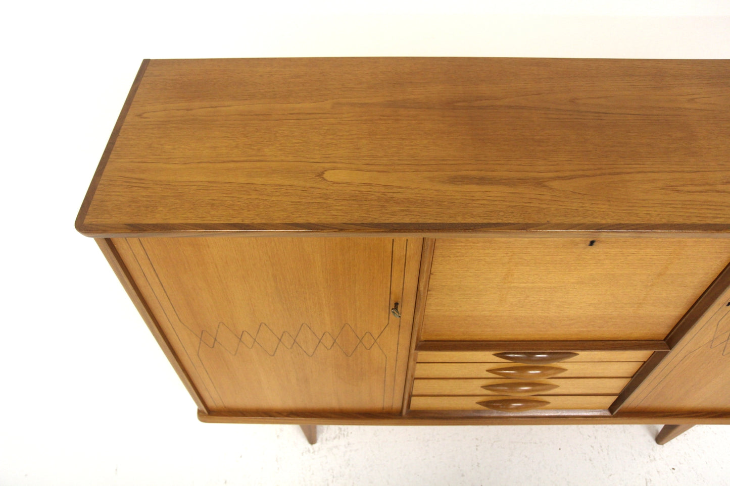 Credenza design svedese vintage anni 50 [sw26930] misure L.173 H.113 P.48