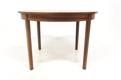 Tavolo tondo design svedese vintage anni 60 [sw26935] misure L.110 +50 +50 H.74,5