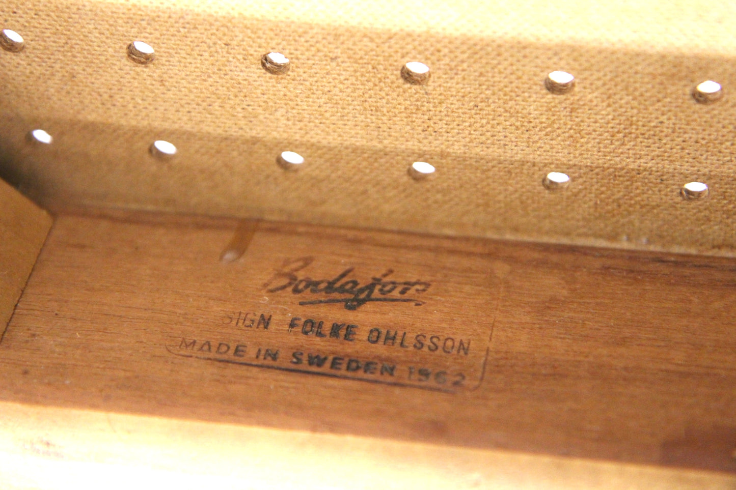 Divano "Monterey" Folke Ohlsson design svedese vintage anni 50 [sw26944] misure L.190 H.70 P.80